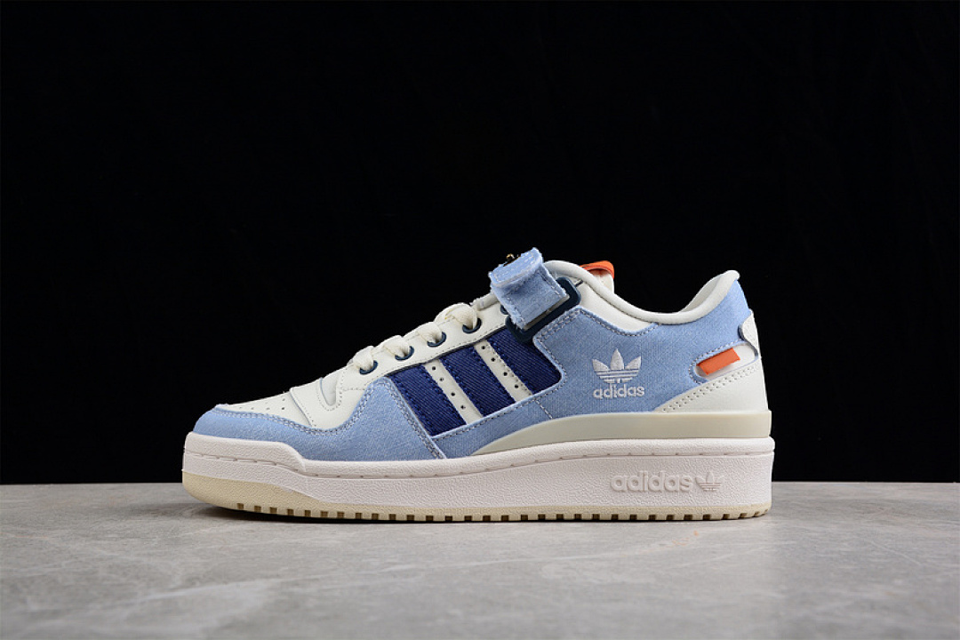 FORUM 84 LOW SHOES BLUE/WHITE/NAVY BLUE · HQ6334, photo 1