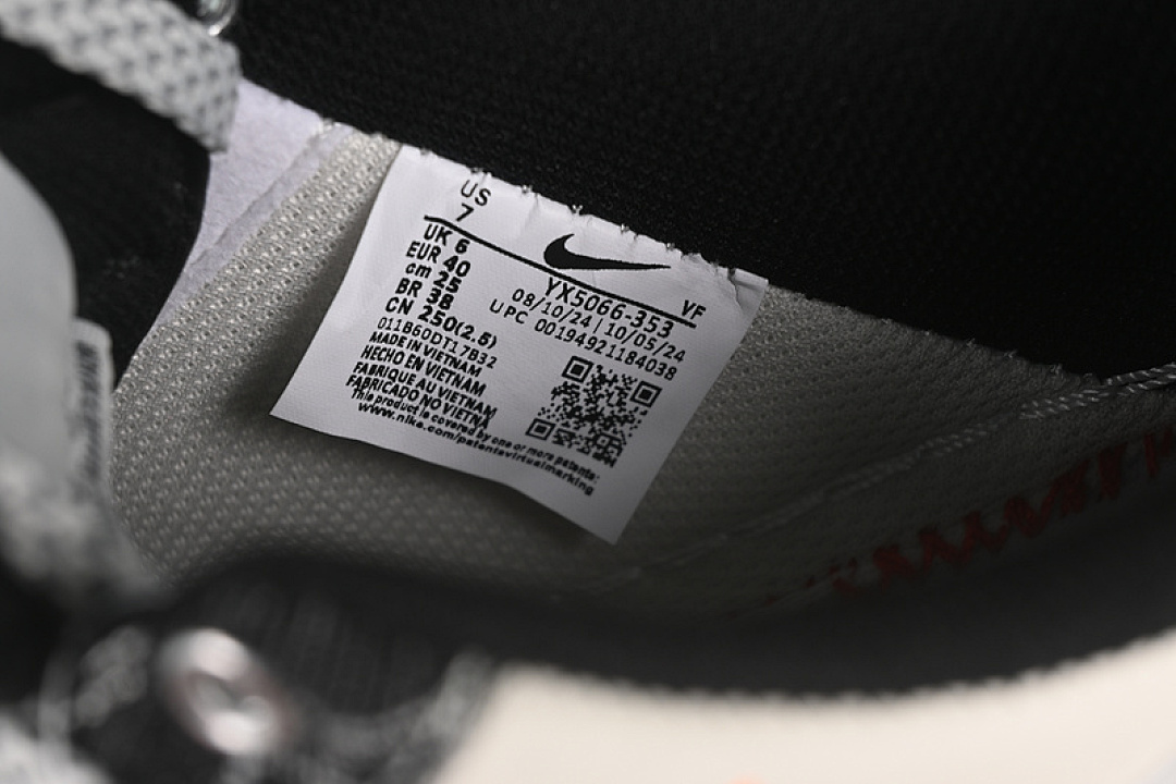 Nike [YX5066-353]-[AIR FORCE 1 07 LOW LV WHITE/GREY/BLACK]-[WOMAN:36-39]-[MAN:40-45] - Image 6