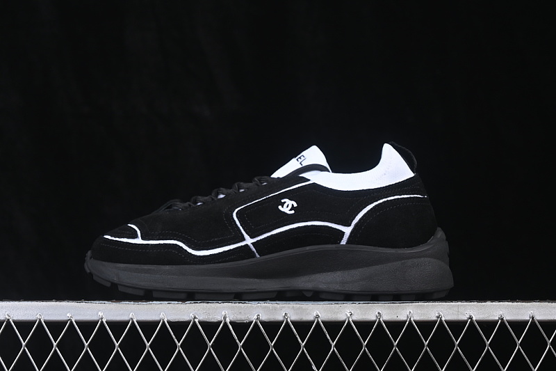 Chanel Chanel 2026A CASUAL THICK SOLED SPORTS SHOES BLACK/INKINESS · E1284, photo 1