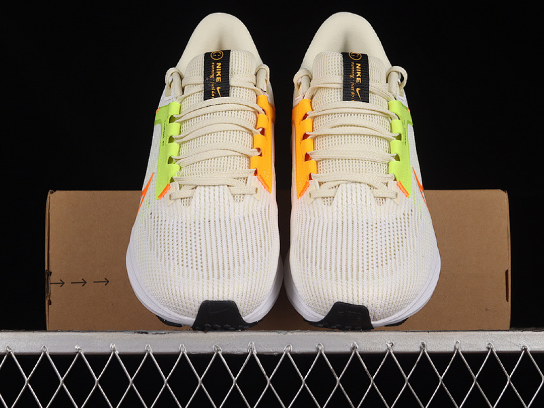 Nike [DV3853-101]-[AIR ZOOM PEGASUS 40 WHITE/VOLT-ORANGE]-[WOMAN:36-39]-[MAN:40-45] - Image 13