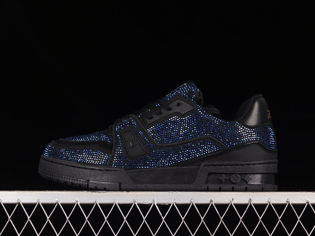 Louis Vuitton Louis Vuitton [L*V FASHION SHOW SNEAKERS BLACK/DARK BLUE/BLACK]-[MAN:40-45], photo 1