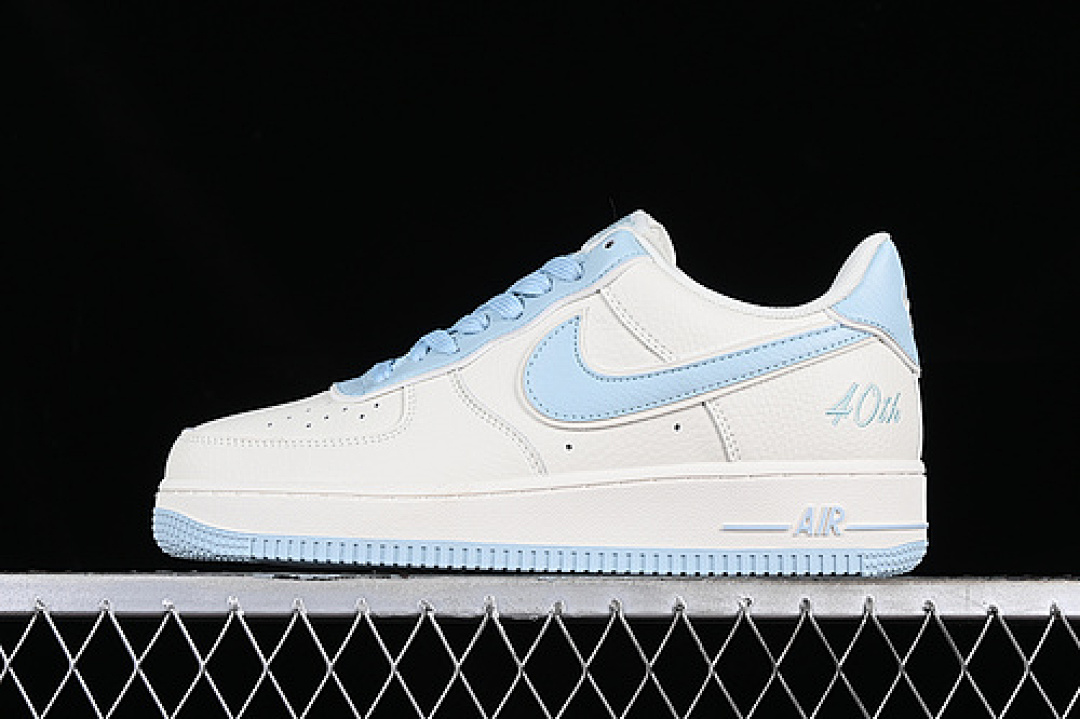 Nike [JF1983-560]-[AIR FORCE 1 07 LOW 40TH WHITE/BLUE]-[WOMAN:36-39]-[MAN:40-45], photo 1