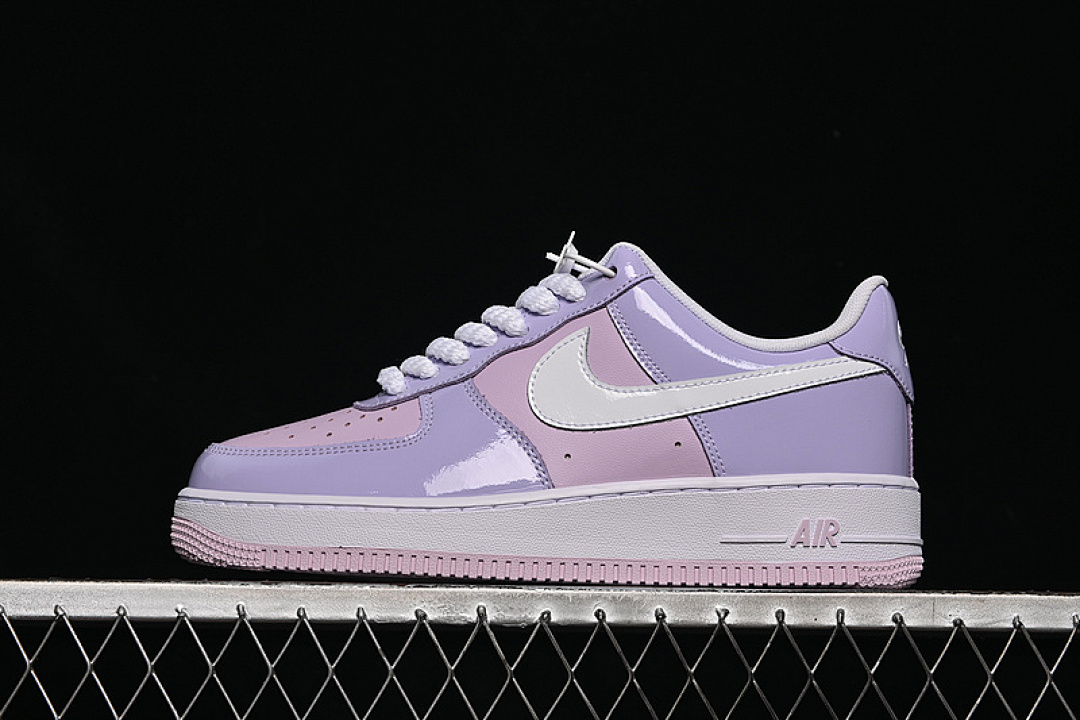 Nike [HV9405-500]-[AIR FORCE 1 07 LOW WHITE/PURPLE]-[WOMAN:36-39]-[MAN:40-45] - Image 2