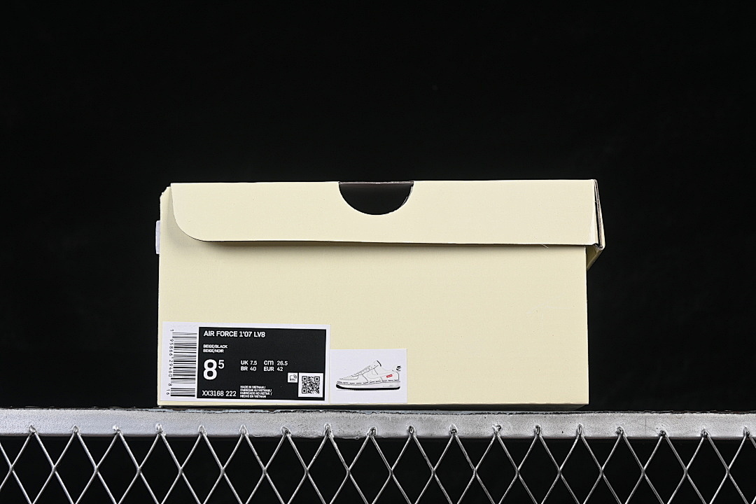 Nike [XX3168-222]-[AIR FORCE 1 07 LOW WHITE/BLACK]-[WOMAN:36-39]-[MAN:40-45] - Image 12