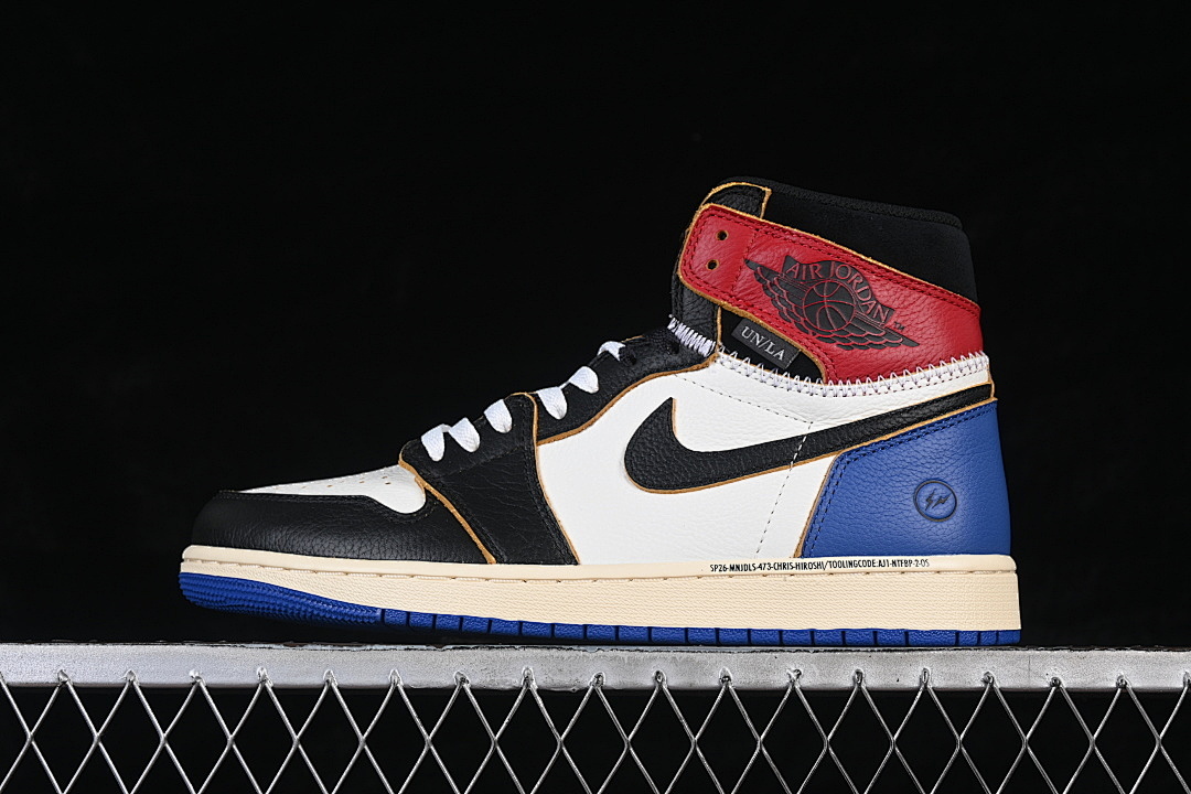 Jordan Jordan FRGMT X UNION AJ1 HIGH OG SP TOP 3 RED/KLEIN BLUE/WHITE/BLACK · IO7847-002, photo 1