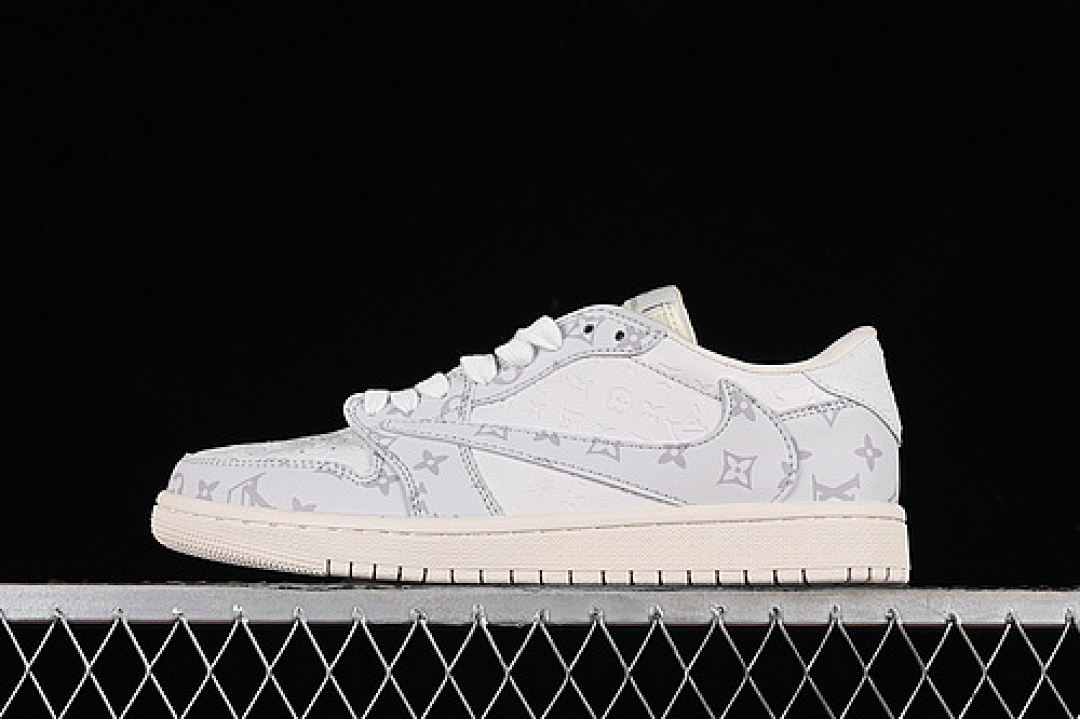 Jordan [LX1988-700]-[TRAVIS SCOTT FRAGMENT DESIGN AIR JORDAN 1 LOW OG SP WHITE/BLUE]-[UNISEX:36-45], photo 1