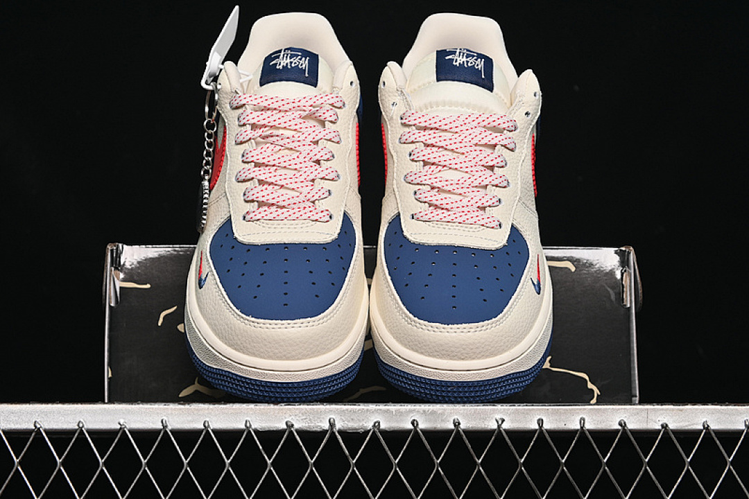 Nike [KJ1688-008]-[AIR FORCE 1 07 LOW WHITE/RED/BLUE]-[WOMAN:36-39]-[MAN:40-45] - Image 13