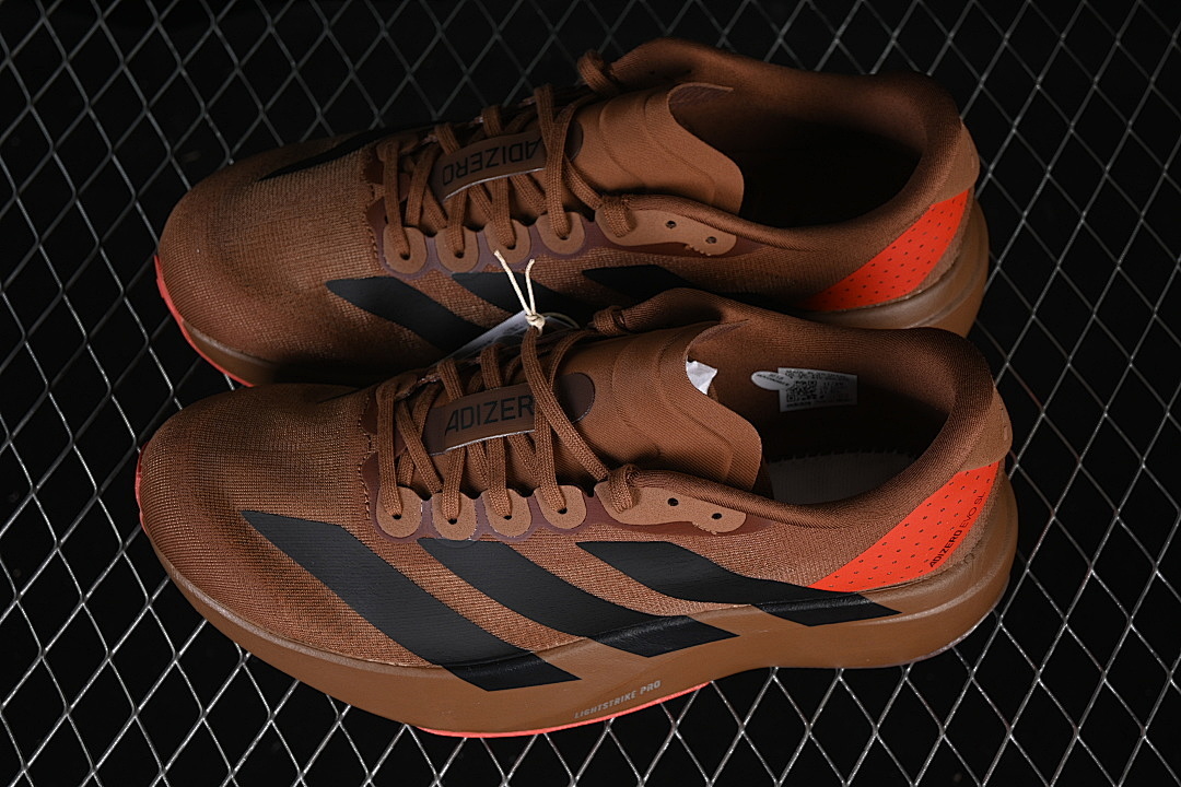Adidas [KJ8809]-[ADIZERO EVO SL PRELOVED BROWN/RED/PRELOVED BROWN]-[WOMAN:39]-[MAN:40-46] - Image 11