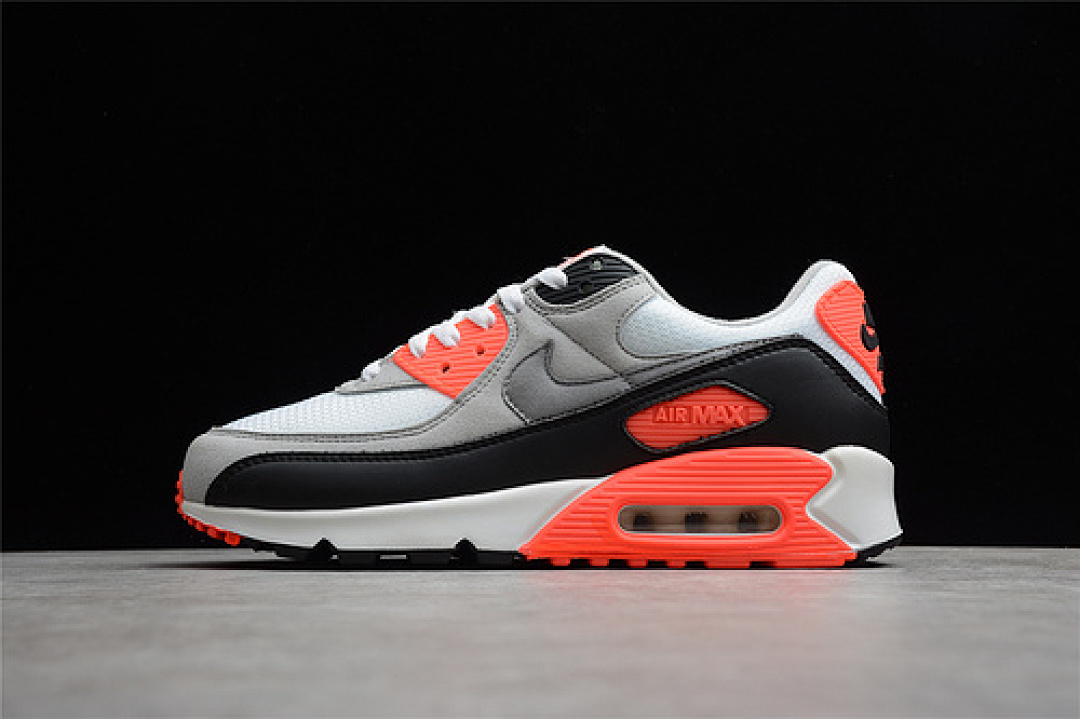 Unbranded [CT1685-100]-[AIR MAX 90 INFRARED 2020 WHITE/BLACK/COOL GREY/RADIANT RED]-[UNISEX:36-47.5], photo 1