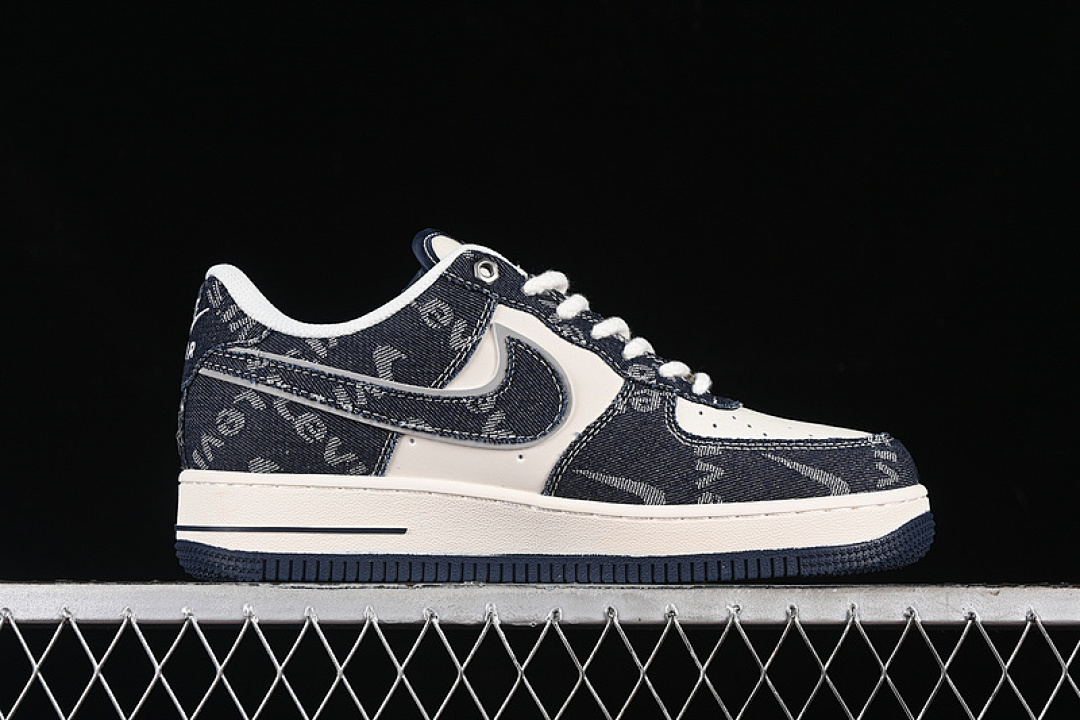 Nike [SJ6698-002]-[AIR FORCE 1 07 LOW WHITE/BLUE/GREY]-[WOMAN:36-39]-[MAN:40-45] - Image 16