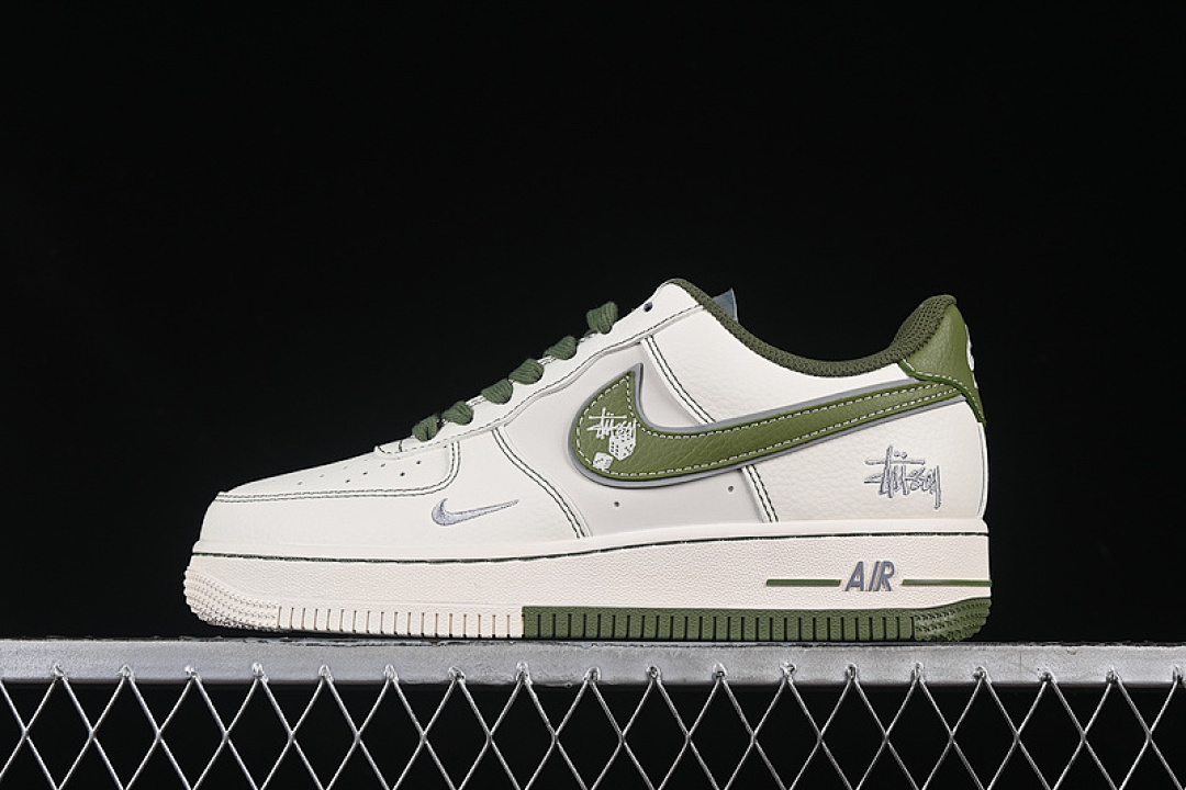 Nike [XS1958-525]-[AIR FORCE 1 07 LOW WHITE/GREEN]-[WOMAN:36-39]-[MAN:40-45] - Image 2