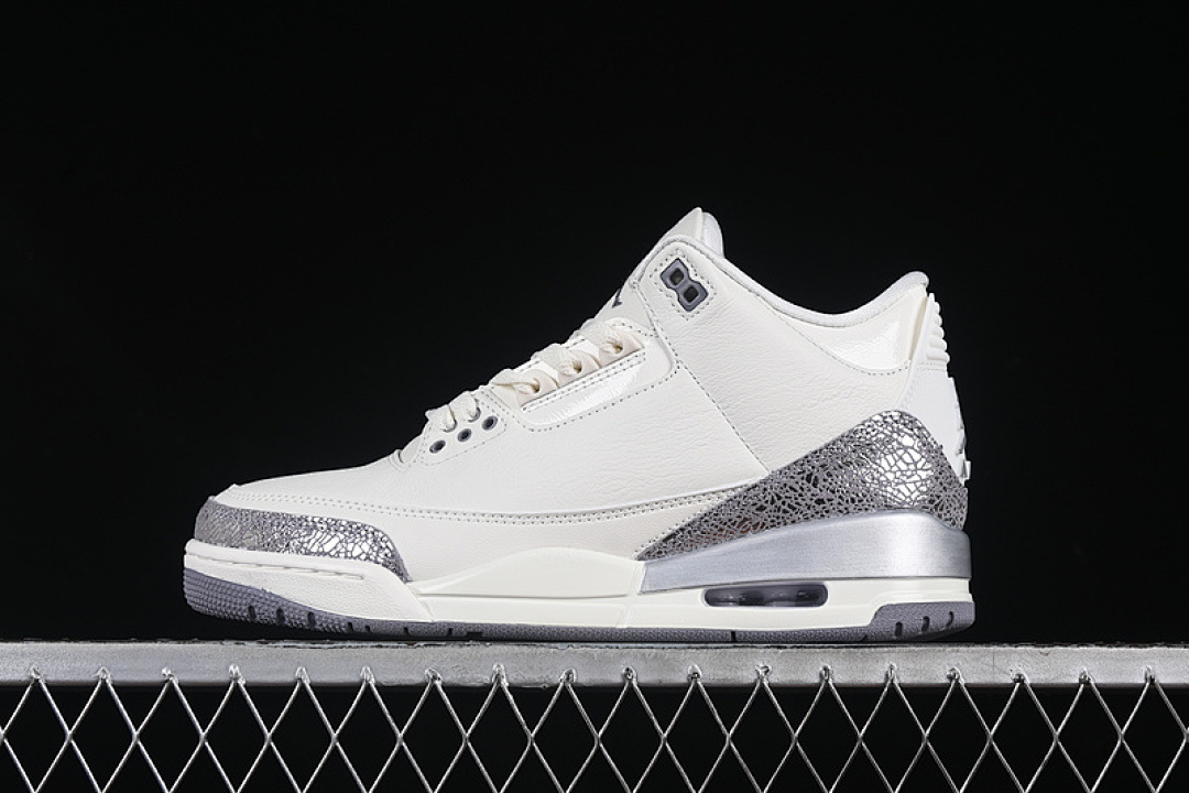 Jordan [CK9246-100]-[AIR JORDAN 3 SAIL METALLIC SILVER SAIL/CEMENT GREY/METALLIC SILVER]-[36-47.5], photo 1
