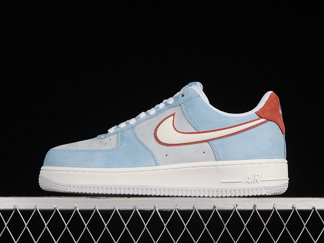Nike [LZ6699-521]-[AIR FORCE 1 LOW LIGHT BLUE/GRAY/BROWN]-[WOMAN:36-39]-[MAN:40-45], photo 1