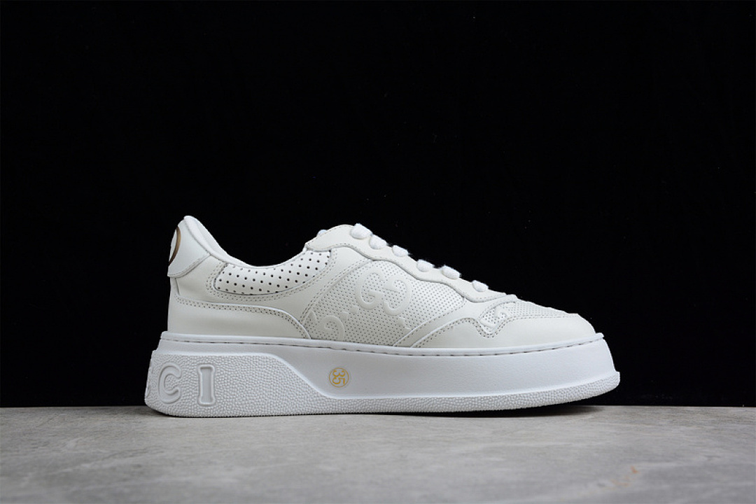 Chanel [GU*CCI SCREENER GG HIGH-TOP SNEAKER WHITE/WHITE/WHITE]-[WOMAN:35-39]-[MAN:40-44] - Image 12