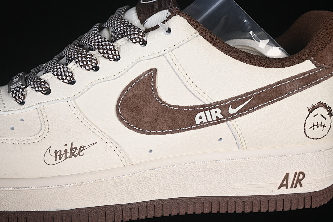Nike [XD9314-614]-[AIR FORCE 1 07 LOW WHITE/BROWN/WHITE]-[WOMAN:36-39]-[MAN:40-45] - Image 8