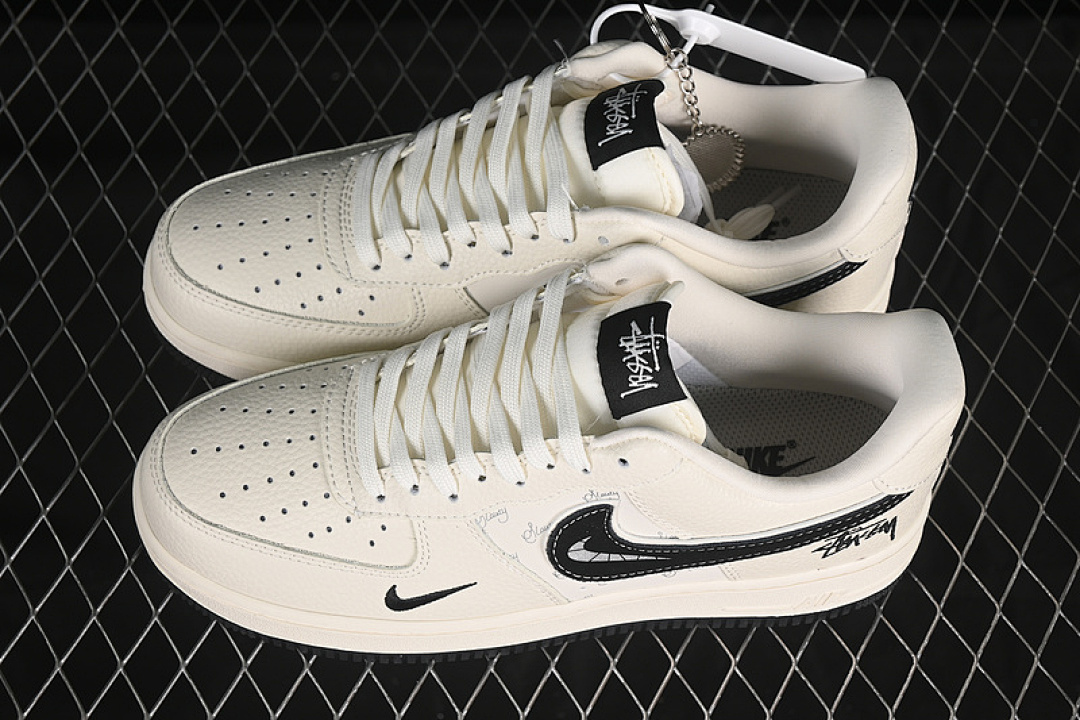 Nike [KK1988-093]-[AIR FORCE 1 07 LOW WHITE/GREY/BLACK]-[WOMAN:36-39]-[MAN:40-45] - Image 11