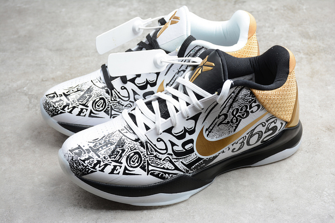 Nike [CT8044-100]-[KOBE 5 PROTRO BLACK/WHITE/GOLD]-[MAN:40-45] - Image 10