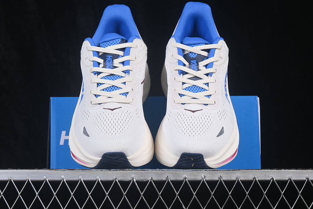 On Running [1162011-GRTV]-[BONDI 9 FUNCTIONAL CUSHIONING RUNNING SHOES WHITE/BLUE]-[MAN:40-45] - Image 13