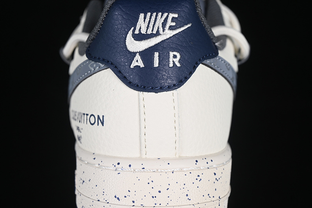 Nike [DM6868-066]-[AIR FORCE 1 07 LOW LV WHITE/GREY/BLUE]-[WOMAN:36-39]-[MAN:40-45] - Image 7