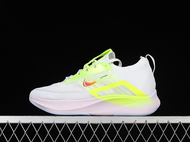 ZOOM FLY 4 PREMIUM WHITE/FLUORESCENT GREEN/RED · DN2658-101, photo 1