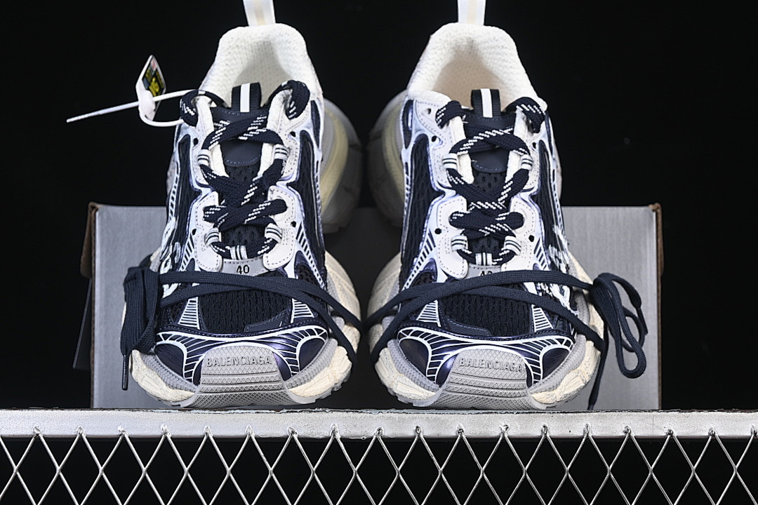 Balenciaga [W3XSG9161]-[BALENCIAGA 3XL SPLIT LOGO BLACK/BEIGE/SILVER/GREY]-[WOMAN:35-39]-[MAN:40-46] - Image 13