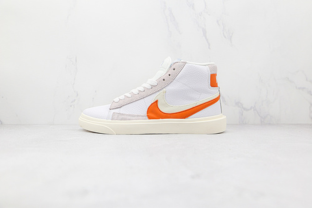 Sacai Nike SACAI X BLAZER MID WHITE/WHITE/ORANGE · BV0076-137, photo 1