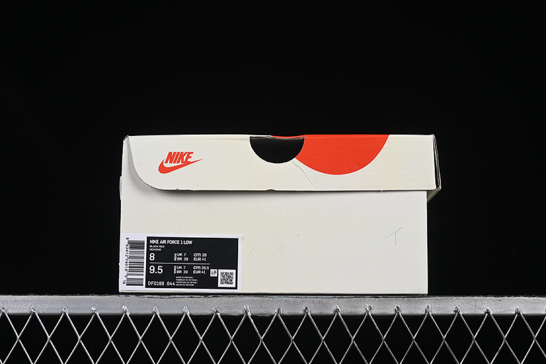 Nike [DF0188-044]-[AIR FORCE 1 07 LOW RED/BLACK]-[WOMAN:36-39]-[MAN:40-45] - Image 12
