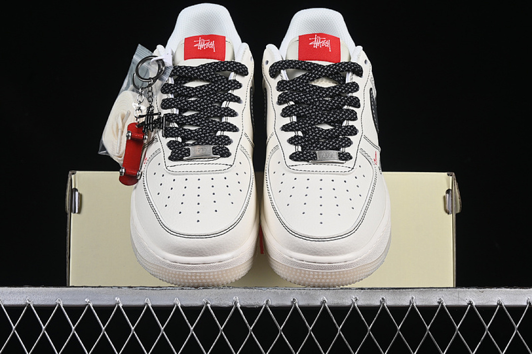 Nike [HH7518-036]-[AIR FORCE 1 07 LOW WHITE/BLACK/RED]-[WOMAN:36-39]-[MAN:40-45] - Image 13