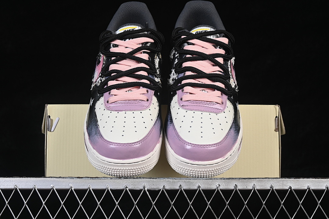 Nike [FJ7740-170]-[AIR FORCE 1 07 LOW WHITE/BLACK/PURPLE]-[WOMAN:36-39]-[MAN:40-45] - Image 13