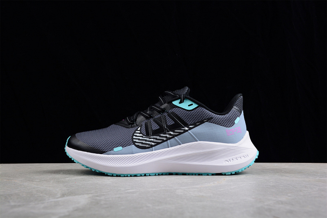 Unbranded [CU3868-403]-[WINFLO 7 SHIELD OBSIDIAN MIST/BLACK/AURORA GREEN/CHROME]-[WOMAN:36-39], photo 1