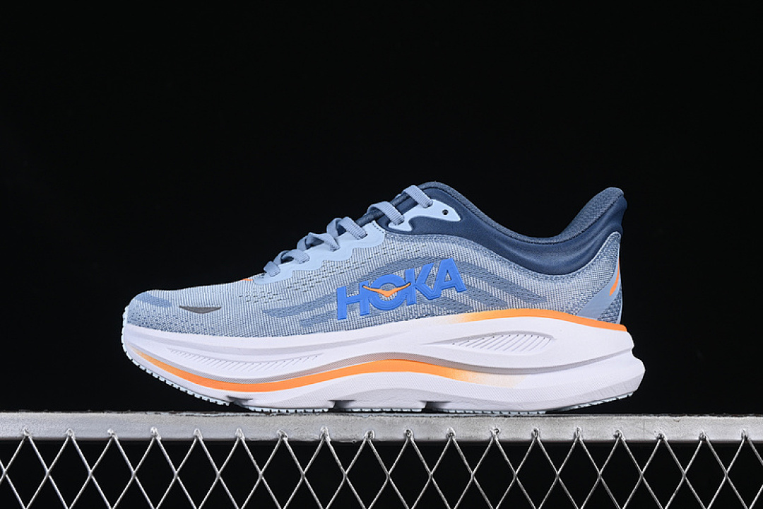 On Running [1162011 DNP]-[HOKA ONE BONDI 9 WHITE/GREY/BLUE]-[WOMAN:36-39]-[MAN:40-45] - Image 2
