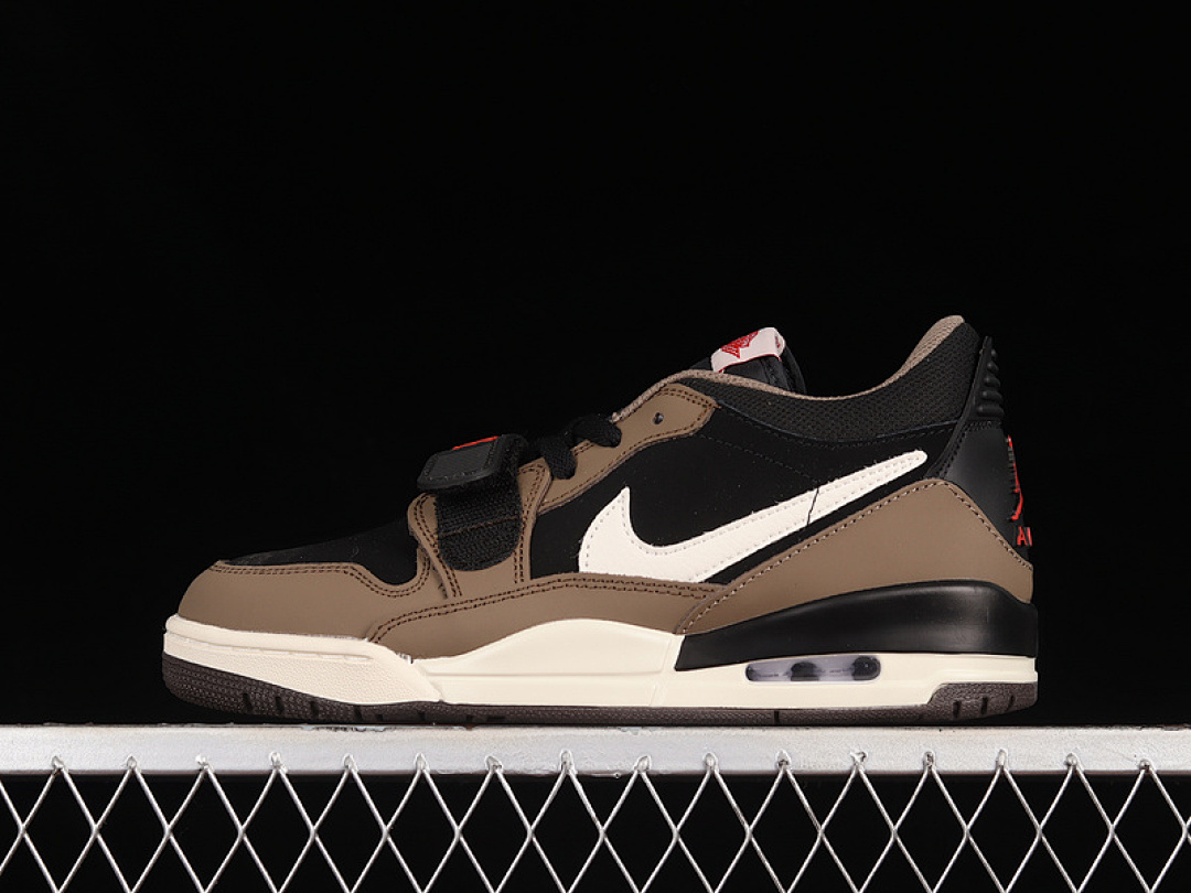 Jordan [CQ4227-001]-[AIR JORDAN LEGACY 312 LOW DARK BROWN/BLACK/BEIGE-RED]-[WOMAN:36-39]-[MAN:40-46], photo 1