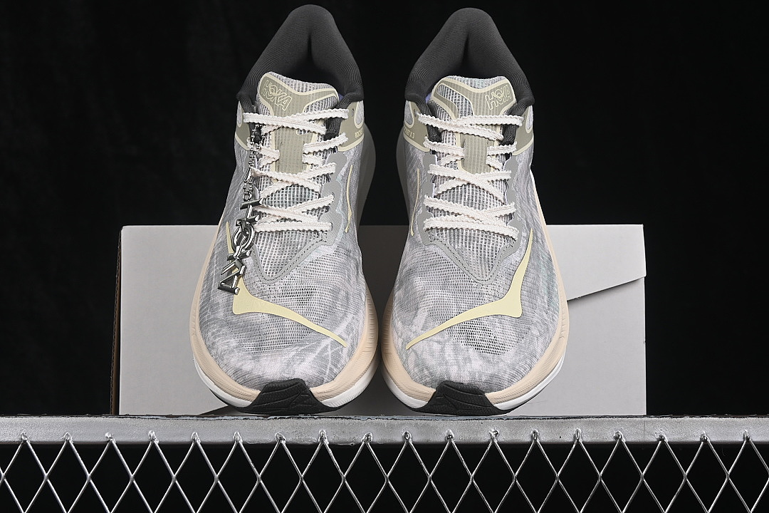 Hoka [1180830 SQW]-[ROCKET X 3 RACING RUNNING SHOES LIGHT GRAY/WHITE]-[WOMAN:36-39]-[MAN:40-45] - Image 12