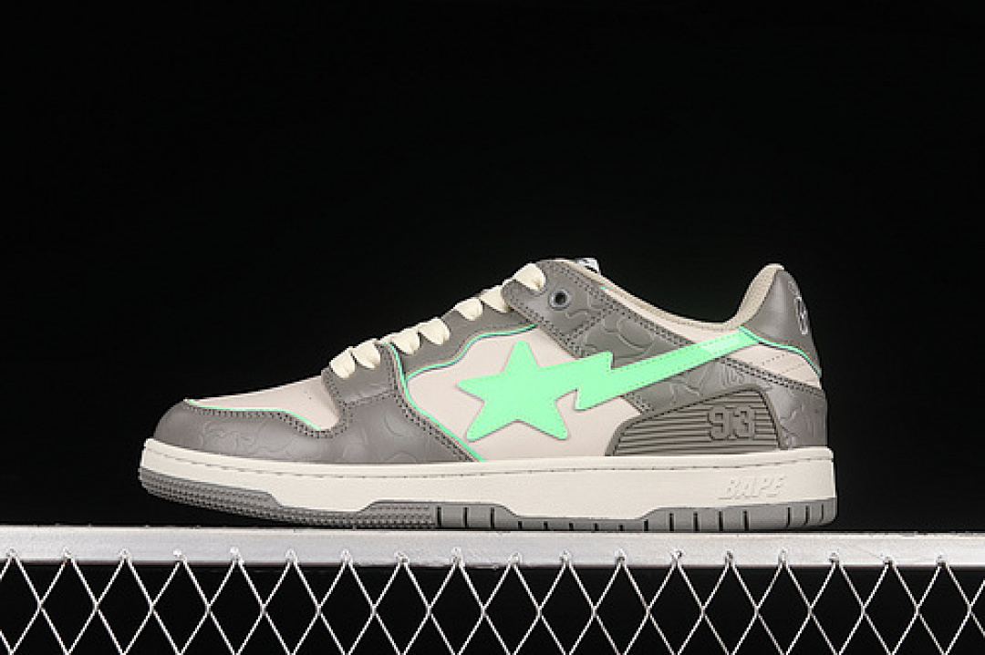 Bape HUMAN MADE Bape STA SK8 TO NIGO DARK GREY/BEIGE/GREEN · 1G70191034, photo 1