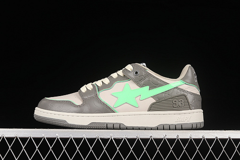Bape HUMAN MADE Bape STA SK8 TO NIGO DARK GREY/BEIGE/GREEN · 1G70191034, photo 1