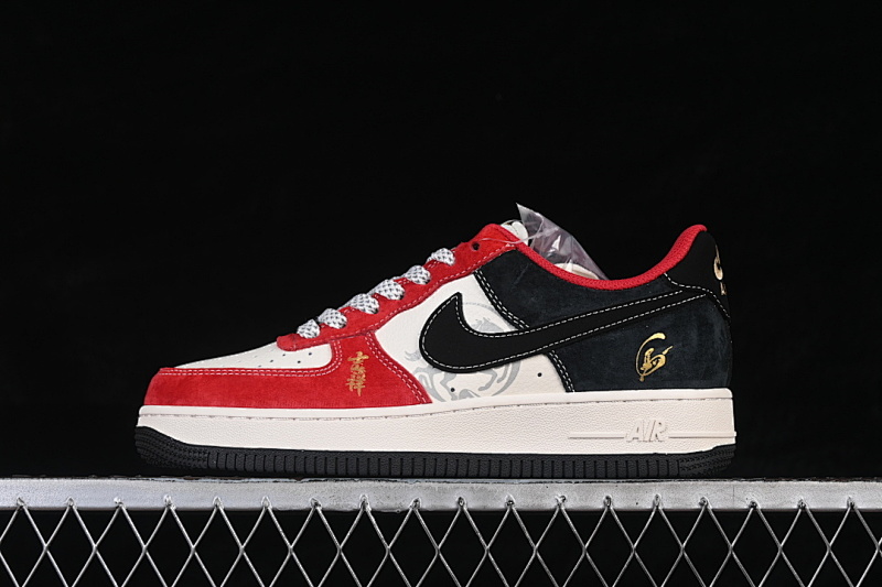 Nike Nike AIR FORCE 1 07 LOW CASUAL SNEAKERS WHITE/RED/BLACK · FC1688-264, photo 1