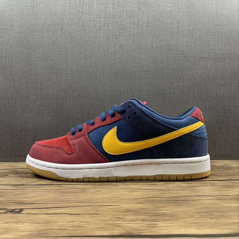 Nike DUNK LOW SB CATALONIA RED/BLUE/YELLOW · DJ0606-400, photo 1