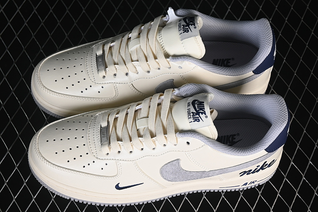 Nike [NH0601-581]-[AIR FORCE 1 07 LOW LOW-TOP CASUAL SNEAKERS WHITE/GREY]-[WOMAN:36-39]-[MAN:40-45] - Image 11