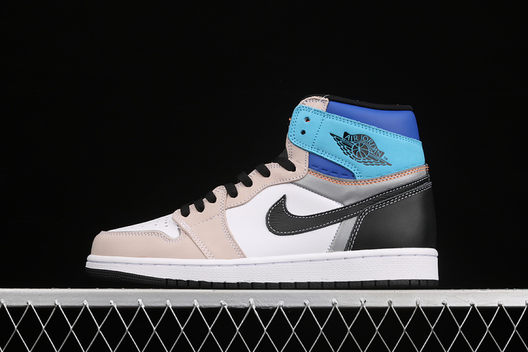 Jordan UNION X AIR Jordan 1 HIGH OG WHITE/BLACK/BLUE · DC6515-100, photo 1