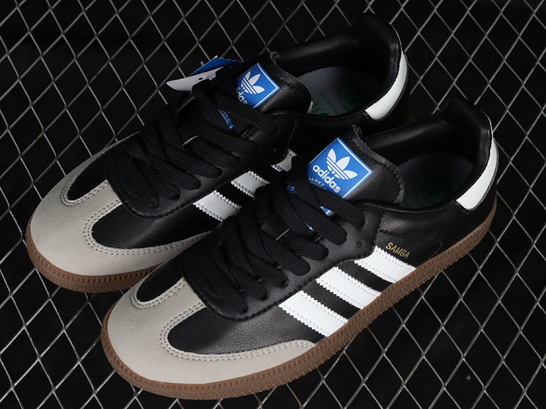 Adidas [FX9042]-[SAMBA VEGAN SHOES CLOUD WHITE/CORE BLACK/GUM]-[WOMAN:36-39]-[MAN:40-45] - Image 10