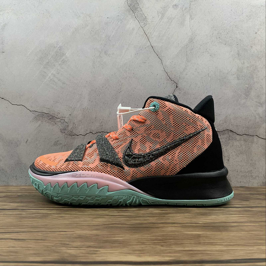 KYRIE 7 PLAY FOR THE FUTURE ATOMIC ORANGE/TROPICAL TWIST/BLACK · DD1447-800, photo 1