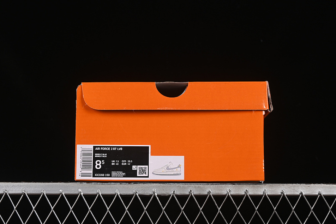 Nike [XX3168-159]-[AIR FORCE 1 07 LOW LV WHITE/GREY/GOLD]-[WOMAN:36-39]-[MAN:40-45] - Image 12