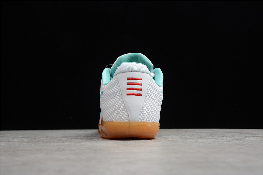 Nike [836183-103]-[KOBE 11 SUMMER WHITE/WASHED TEAL-BRIGHT CRIMSON]-[MAN:40-46] - Image 2