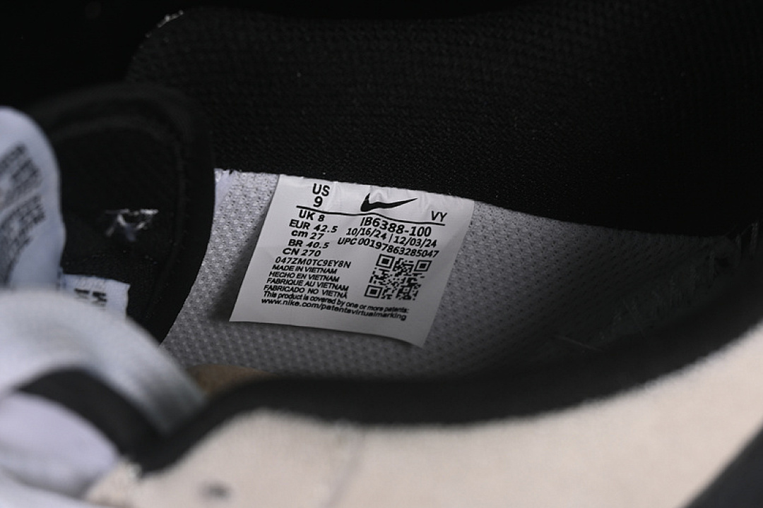 Nike [IB6388-100]-[AIR FORCE 1 07 LOW WHITE/BLACK/GREY]-[WOMAN:36-39]-[MAN:40-45] - Image 6