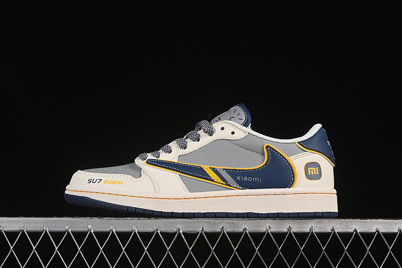 Nike TRAVIS SCOTT X FRAGMENT DESIGN AIR Jordan 1 LOW OG SP GREY/BLUE · XX3168-212, photo 1