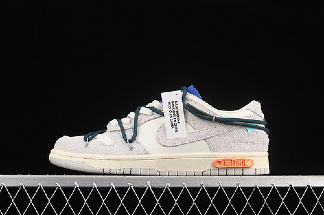 Unbranded [DJ0950-111]-[OW X SB DUNK LOW LOT 16 OF 50 SAIL/NEUTRAL GREY/NIGHTSHADE]-[UNSIEX:36-45], photo 1