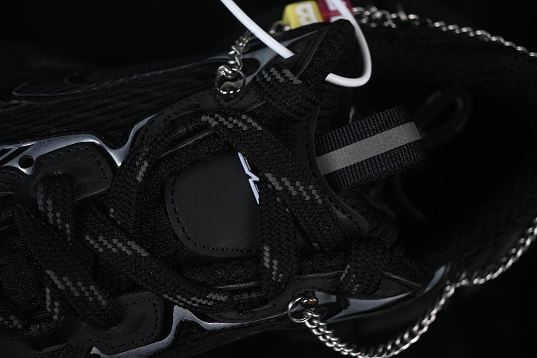 Balenciaga [W3XCN1000]-[CHARMS MEN TRENDY RUNNING SHOES BLACK/SILVER]-[WOMAN:35-39]-[MAN:40-46] - Image 9