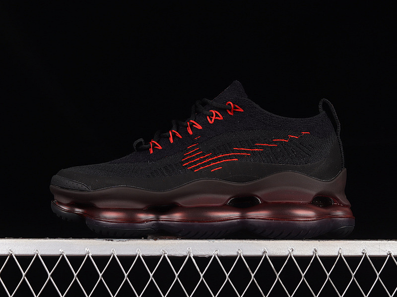Nike AIR MAX SCORPION FLYKNIT BRED BLACK/UNIVERSITY RED · DJ4701-004, photo 1