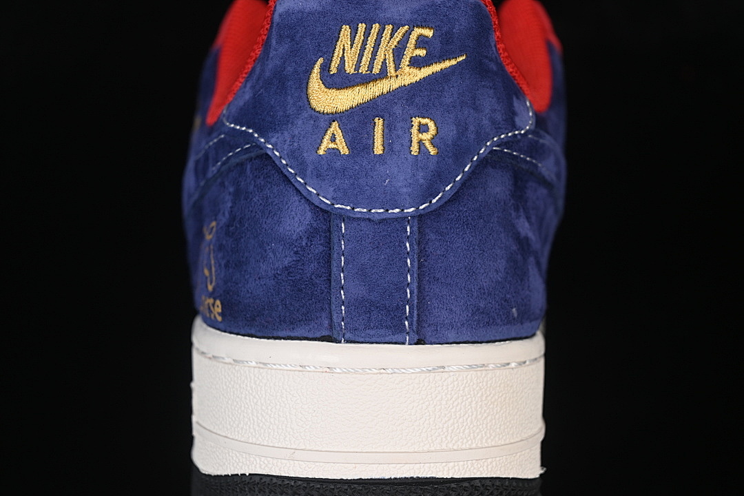 Nike [XD0028-019]-[AIR FORCE 1 07 LOW CASUAL SNEAKERS WHITE/RED/BLUE]-[WOMAN:36-39]-[MAN:40-45] - Image 7