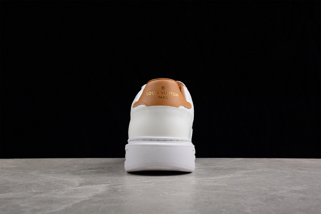 Louis Vuitton [L*V STELLAR SNEAKERS WHITE/WHITE/LIGHT BROWN]-[MAN:39-45] - Image 12